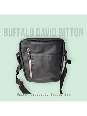 Buffalo David Bitton Unisex Crossbody Travel Bag - Great Organizing Bag